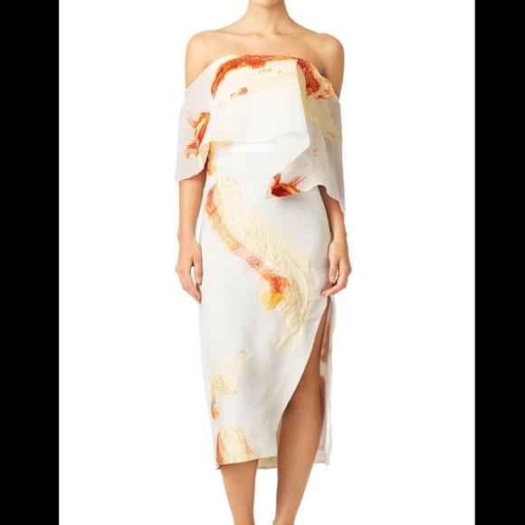 Prabal Gurung Dresses & Skirts - Prabal Gurung orange zest strapless dress art